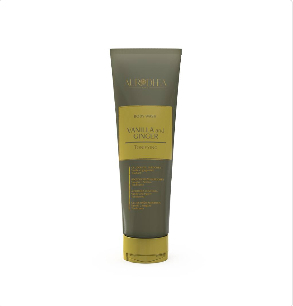 GEL DOUCHE AURODHEA - PARFUM DE VANILLE ET GINGEMBRE - 250 ML CHOGAN