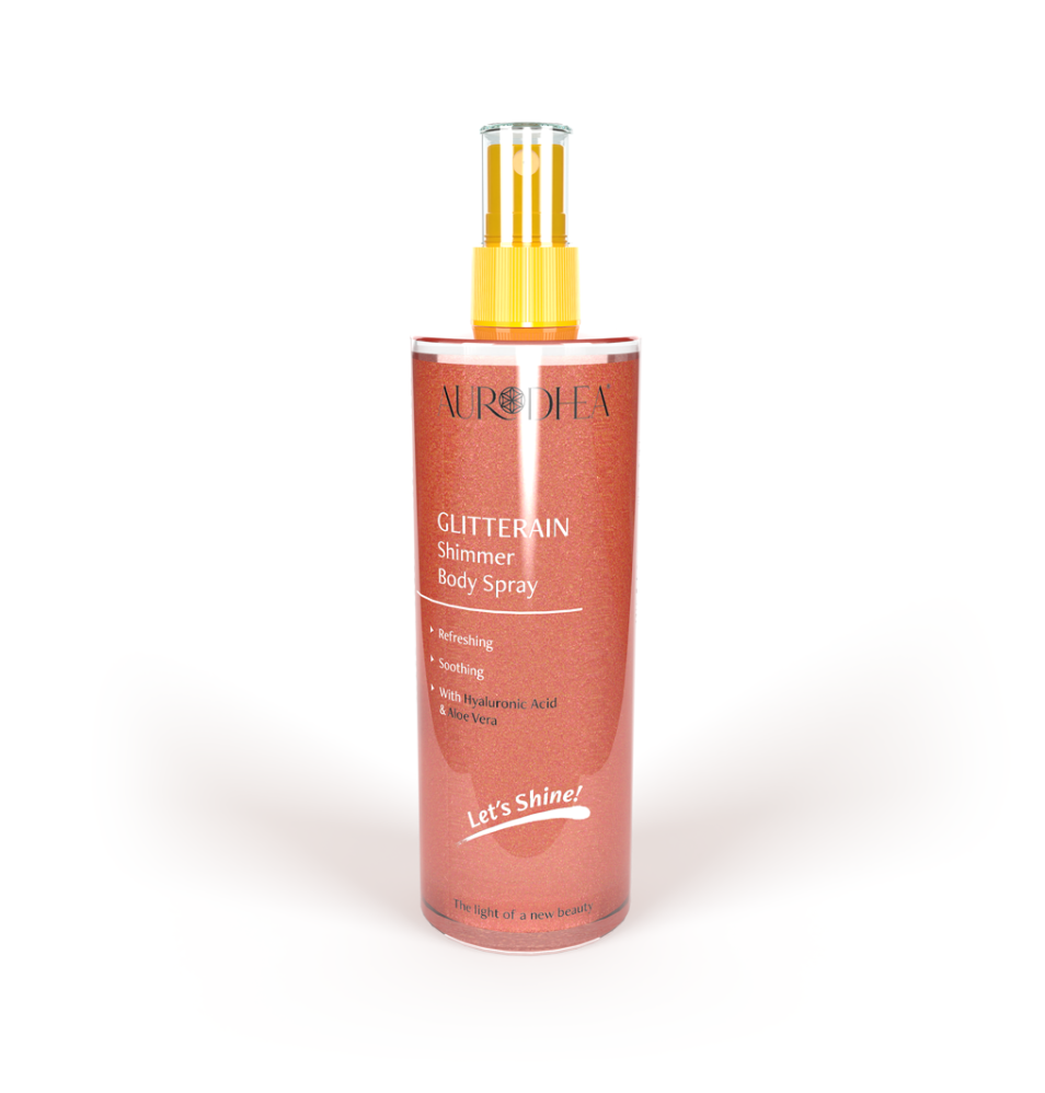 GLITTERAIN - GOLDEN SHIMMER BODY SPRAY (PARFUM DE MONOÏ ET DE LAIT) - 150 ML CHOGAN