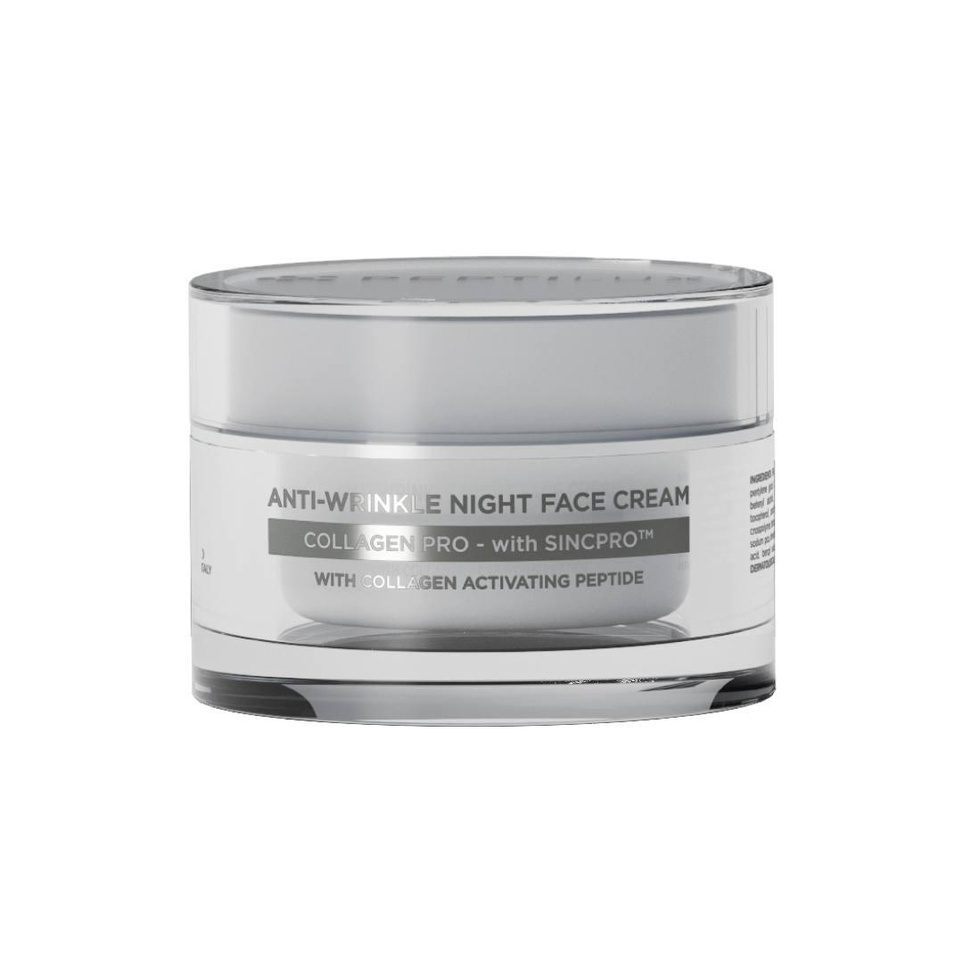 Crème de nuit visage anti-rides Peptilux « Collagen Pro» avec SINCPRO™ - 50 ml