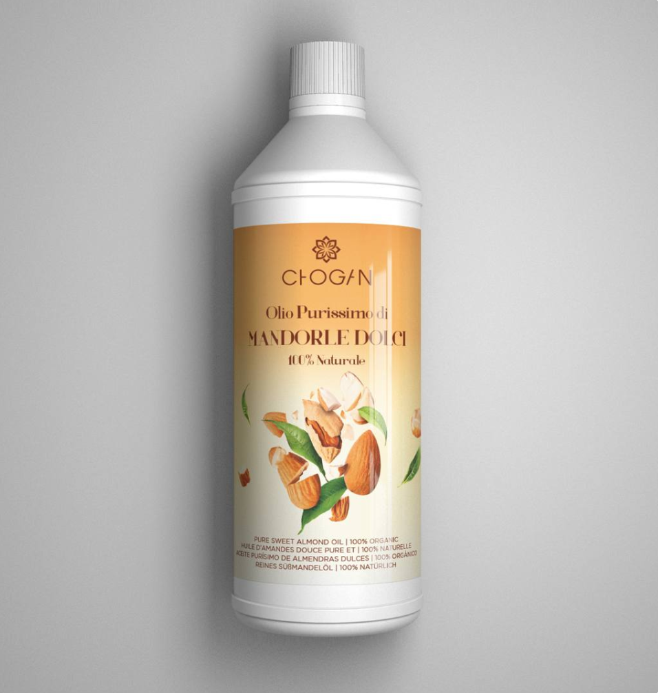 HUILE D'AMANDE DOUCE PURE ET 100% NATURELLE (1 LITRE) CHOGAN